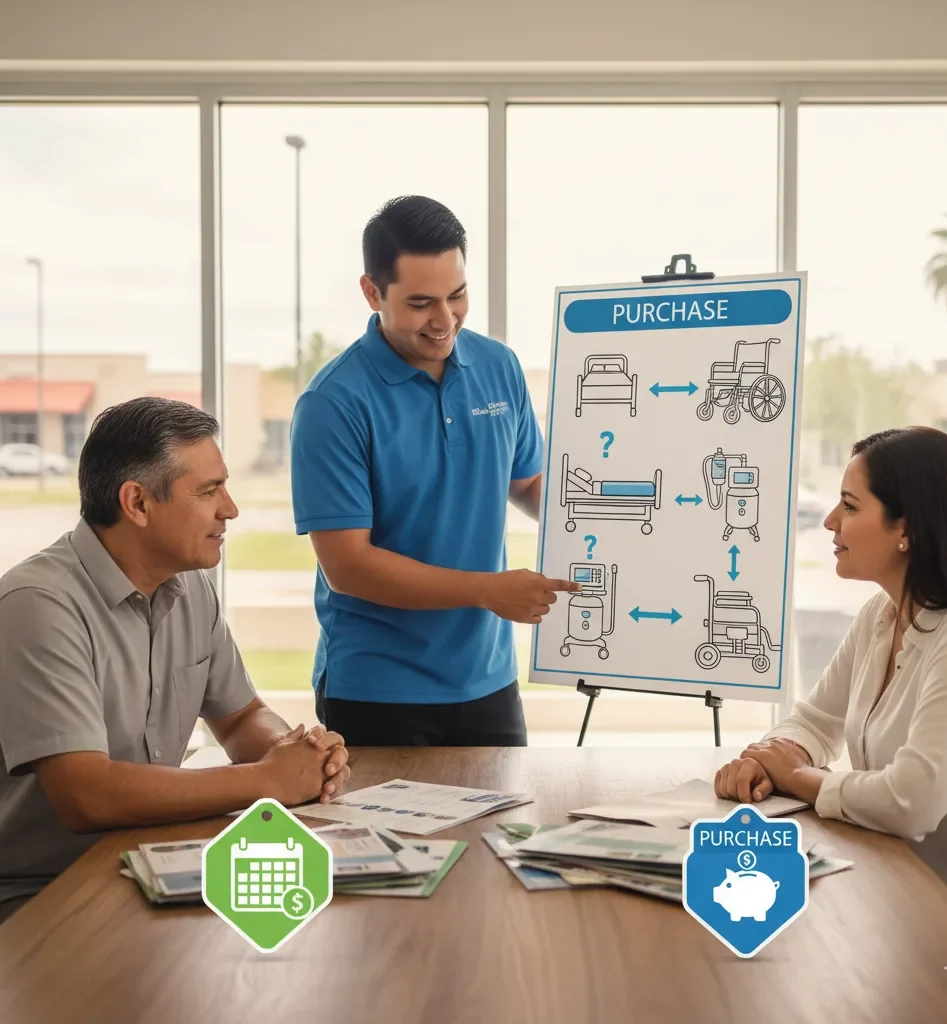 rental vs purchase home medical equipment laredo guide